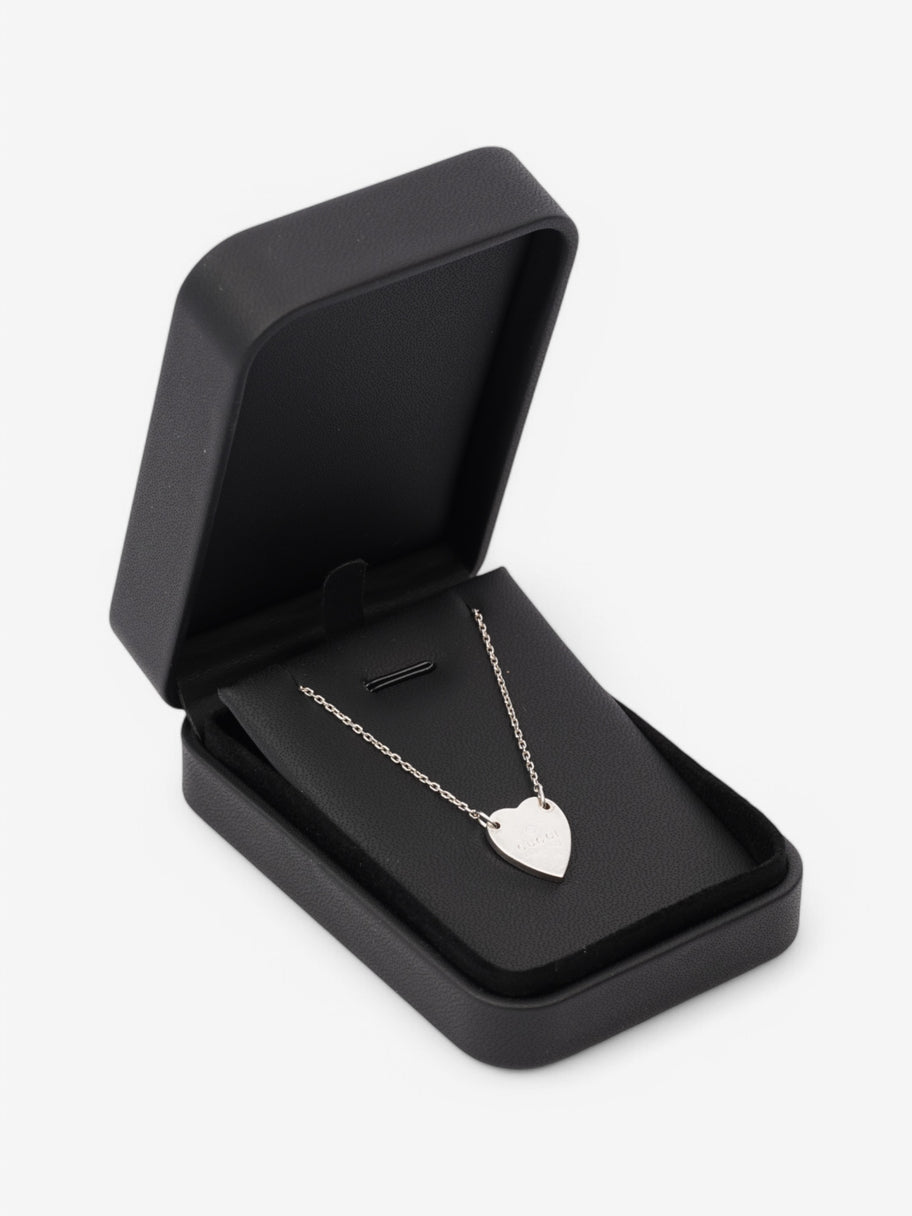 Gucci Trademark Heart Tag Bracelet Silver Silver Sterling Image 5