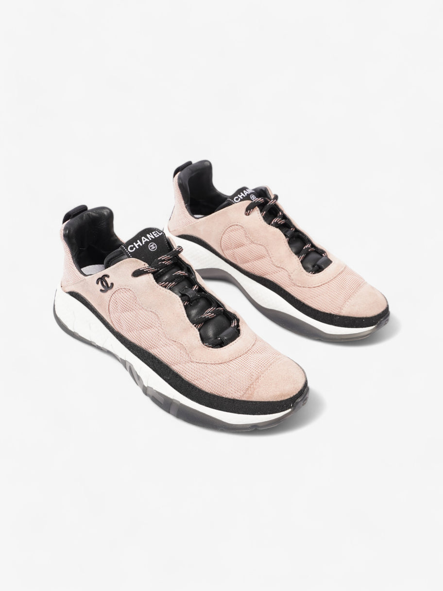 Chanel CC Sneakers Pink / Black Mesh EU 39 UK 6 Image 2