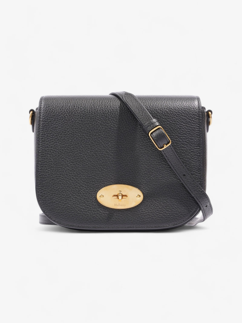  Mulberry Darley Satchel Black Grained Leather Small