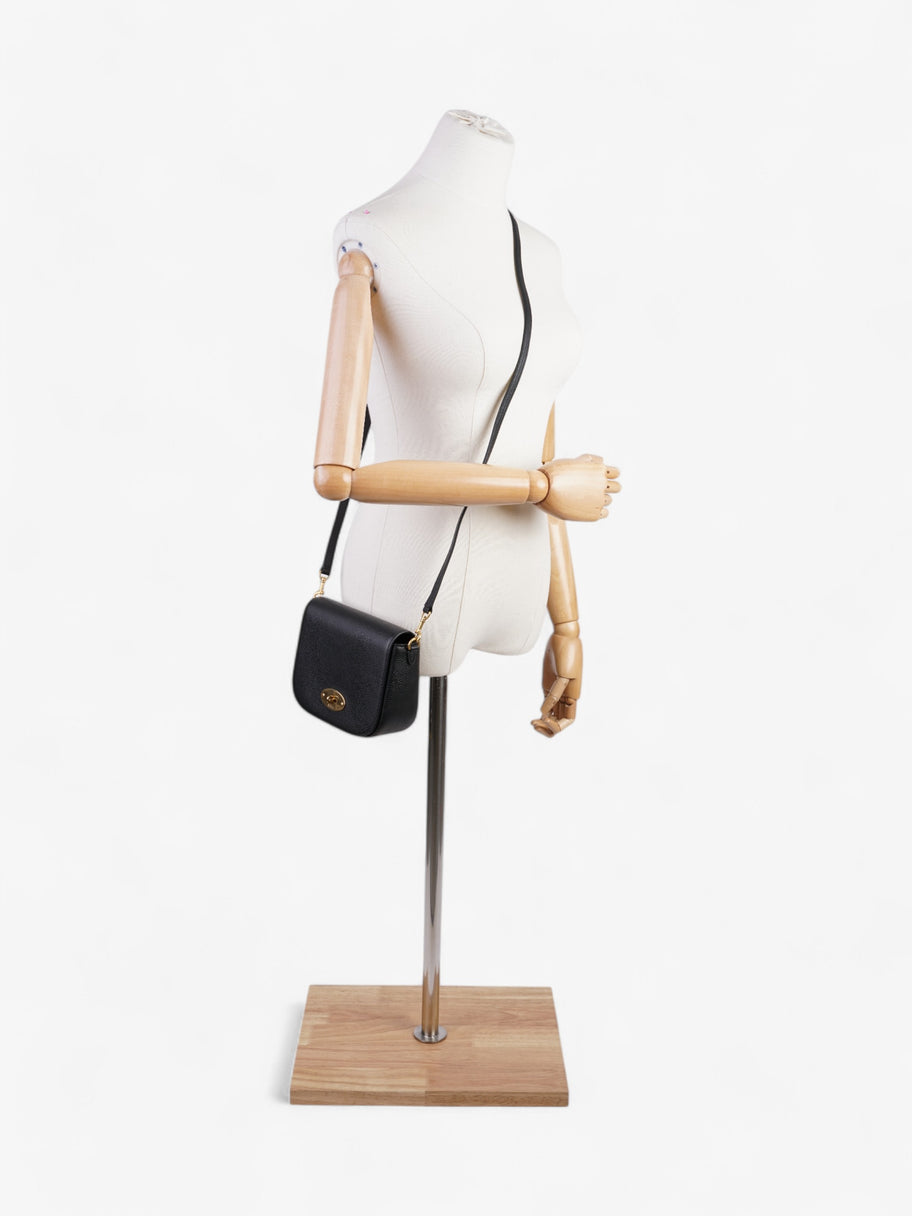 Mulberry Darley Satchel Black Grained Leather Small Image 2