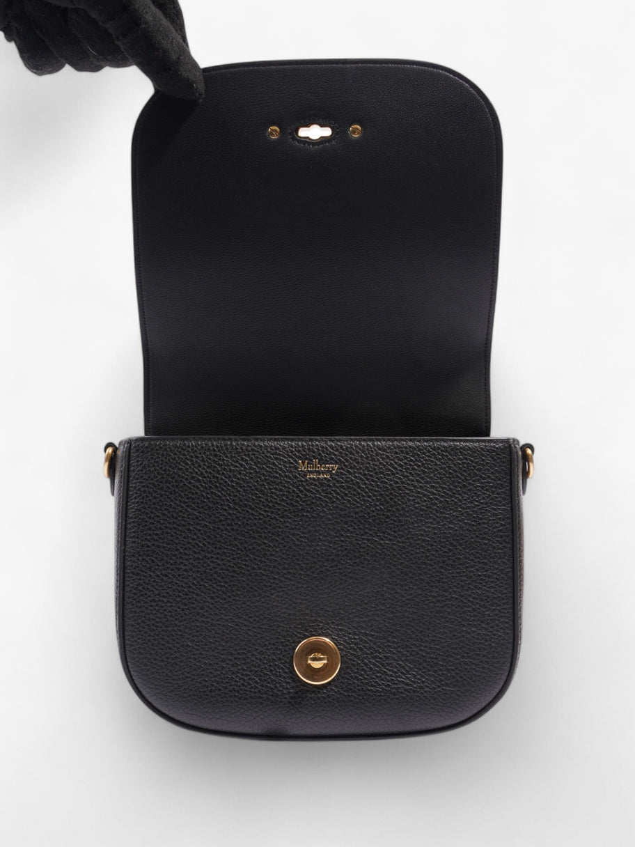 Mulberry Darley Satchel Black Grained Leather Small Image 7