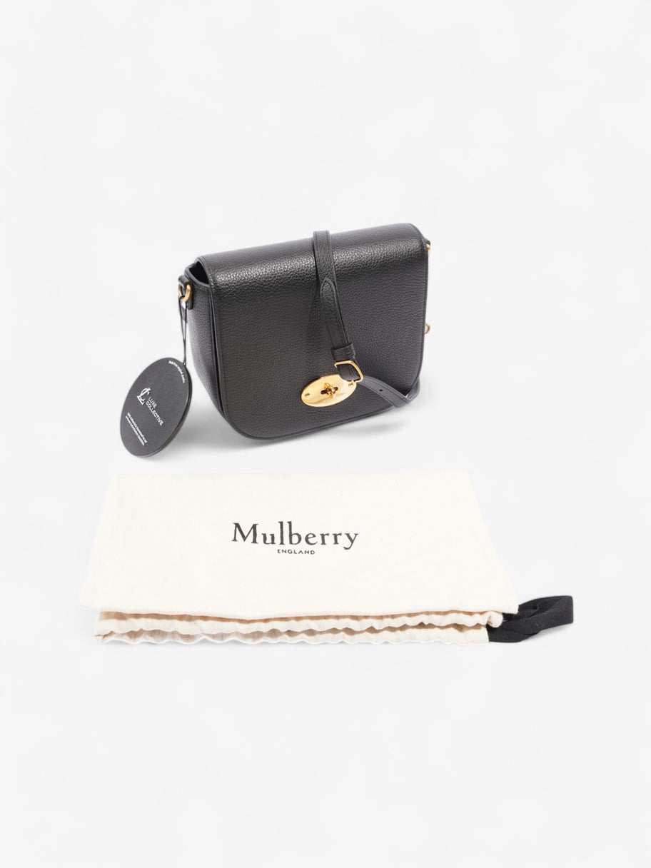 Mulberry Darley Satchel Black Grained Leather Small Image 9
