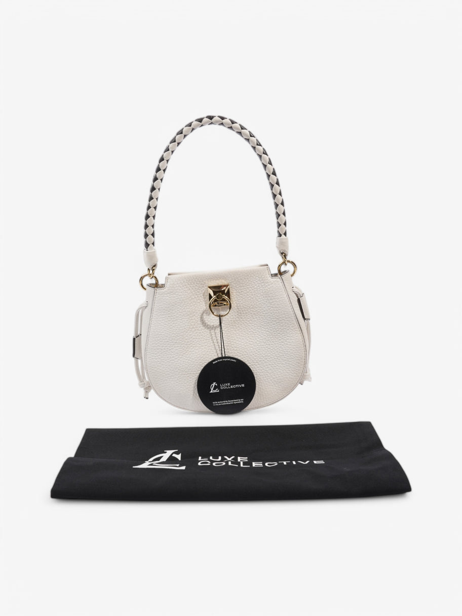 Mulberry Mini Iris Hobo White Leather Image 8