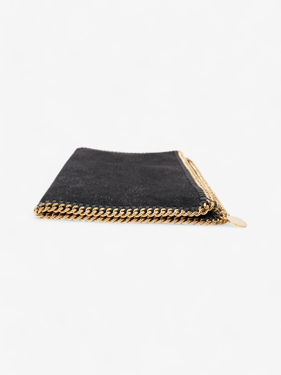 Stella McCartney Falabella Clutch Black Faux Suede Image 3