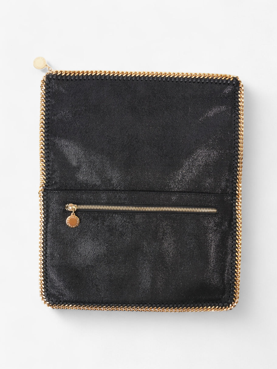 Stella McCartney Falabella Clutch Black Faux Suede Image 4