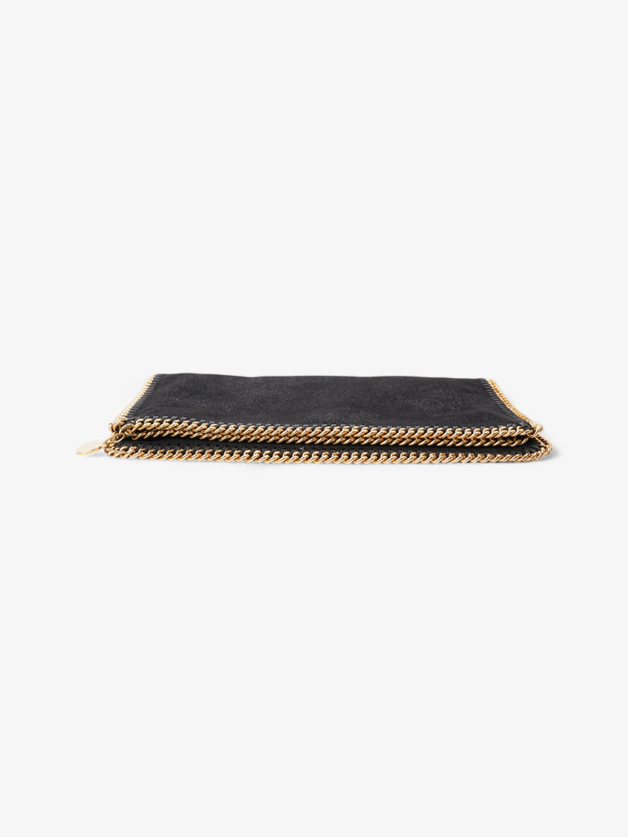 Stella McCartney Falabella Clutch Black Faux Suede Image 7