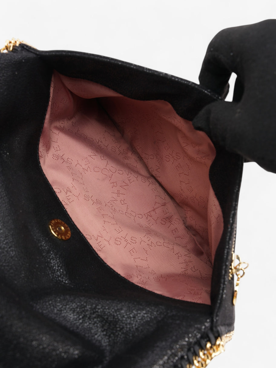 Stella McCartney Falabella Clutch Black Faux Suede Image 8