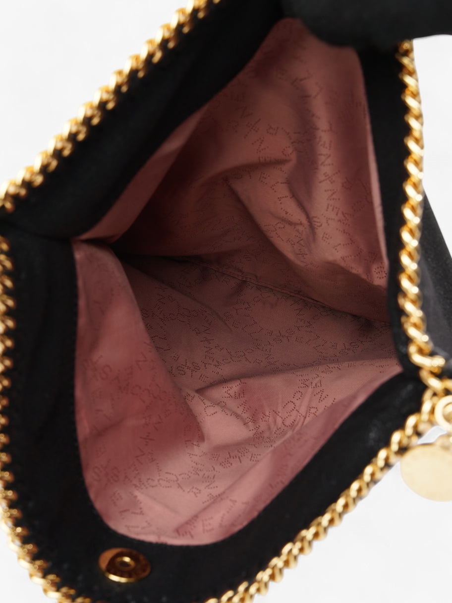 Stella McCartney Falabella Clutch Black Faux Suede Image 9