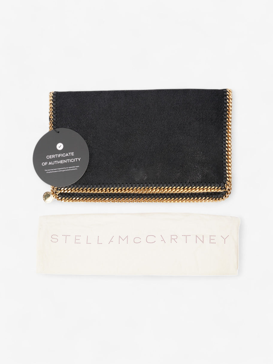 Stella McCartney Falabella Clutch Black Faux Suede Image 10