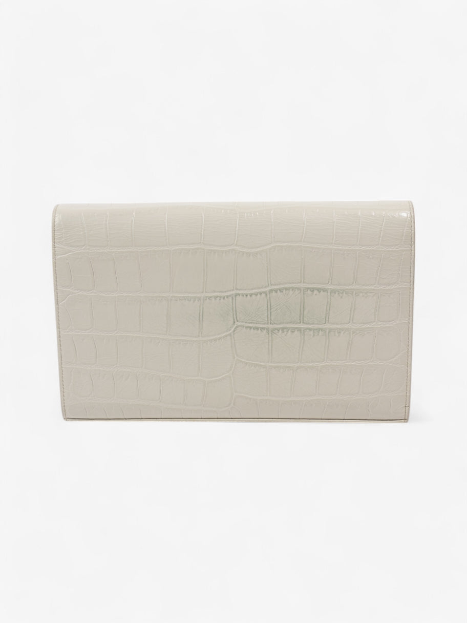 Saint Laurent Kate Chain Wallet Off White Calfskin Leather Image 4