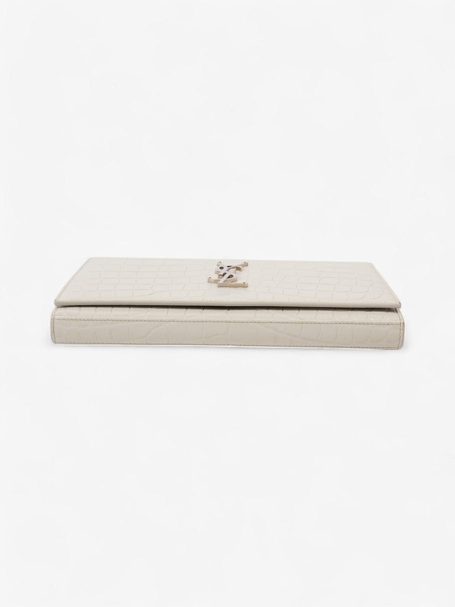 Saint Laurent Kate Chain Wallet Off White Calfskin Leather Image 6