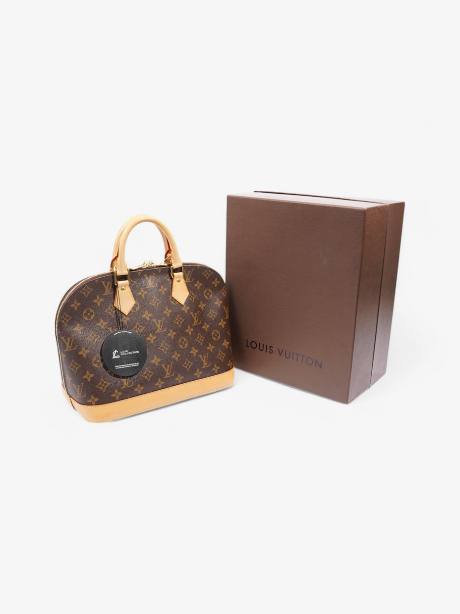 Louis Vuitton Alma Monogram Coated Canvas PM Image 9