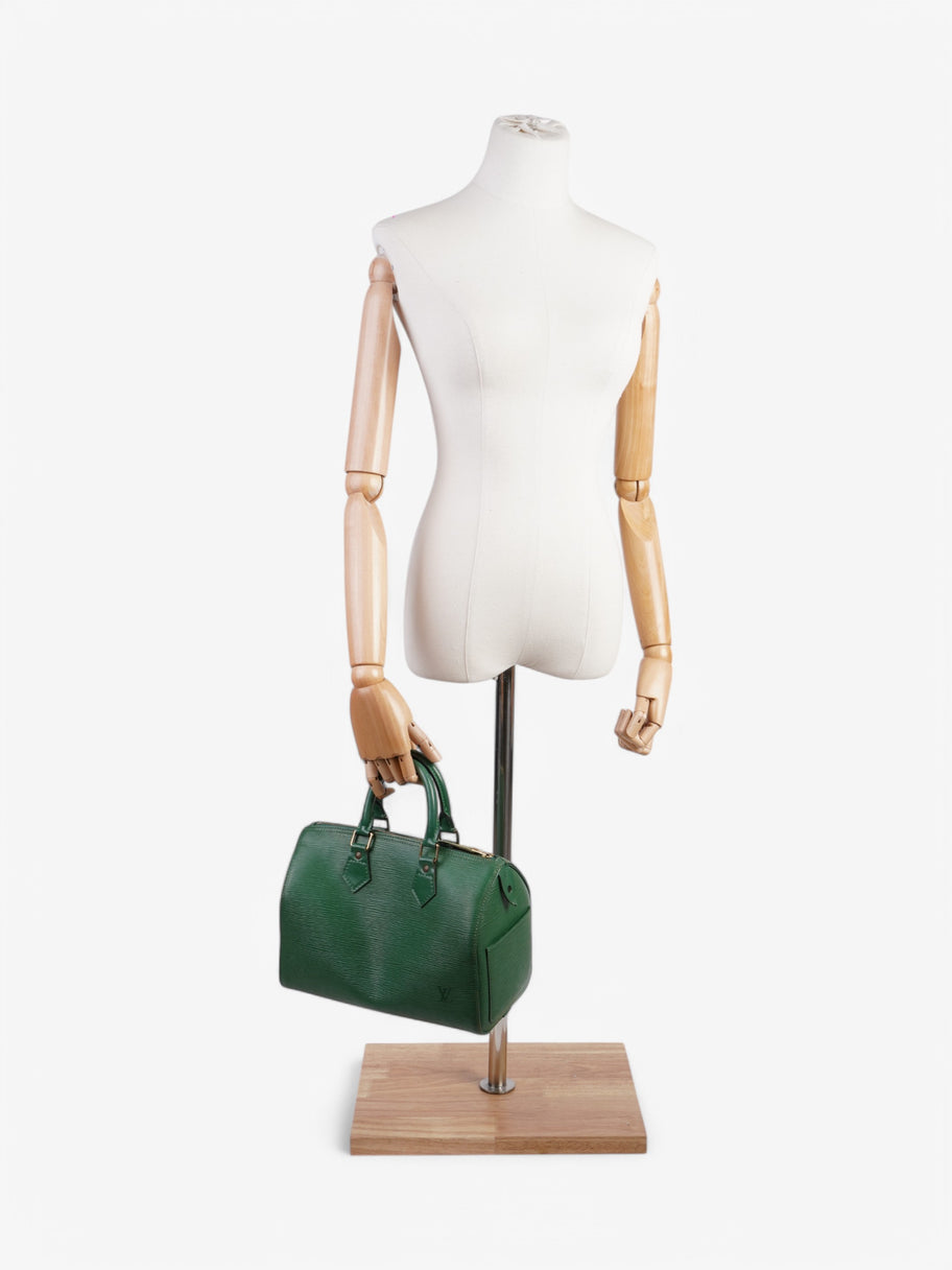 Louis Vuitton Speedy Green Epi Leather 30 Image 2