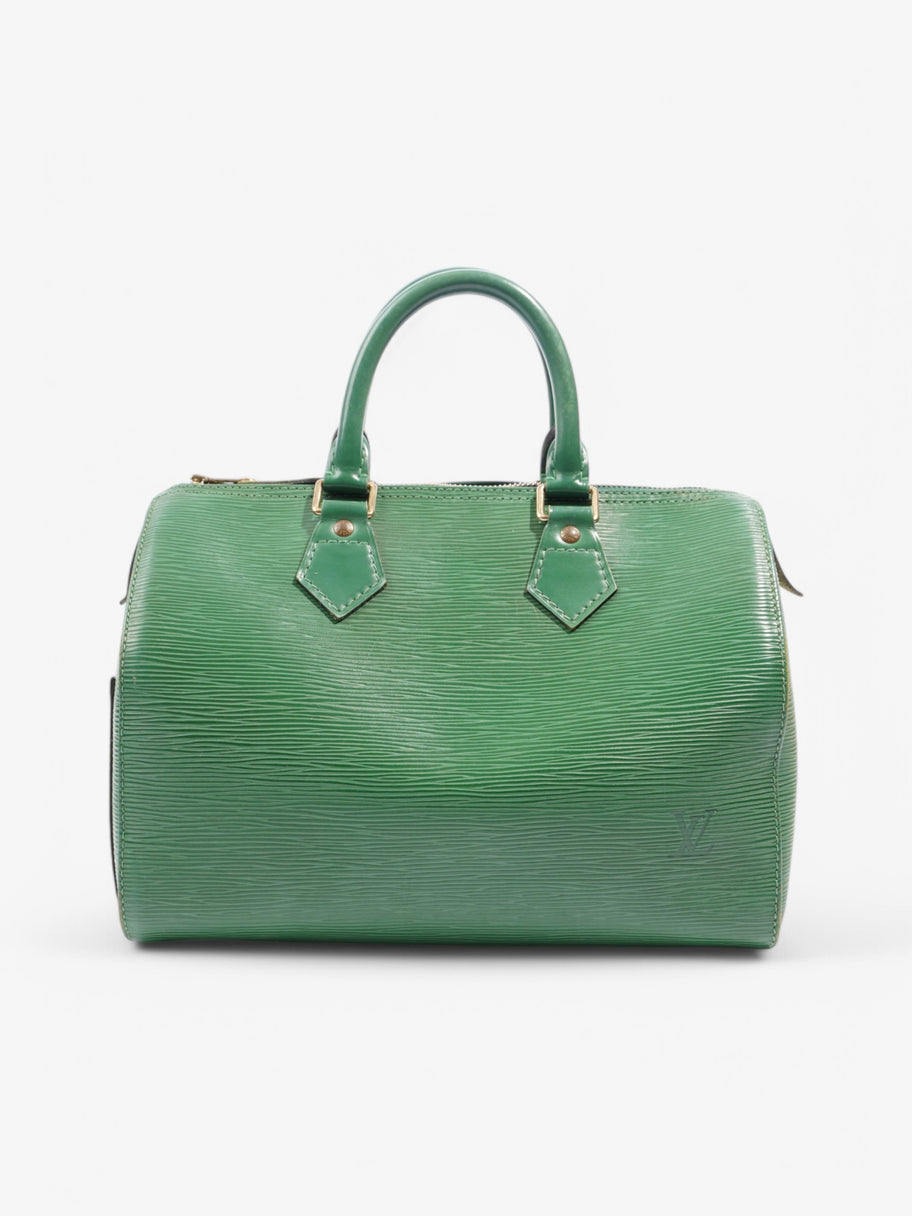 Louis Vuitton Speedy Green Epi Leather 30 Image 4