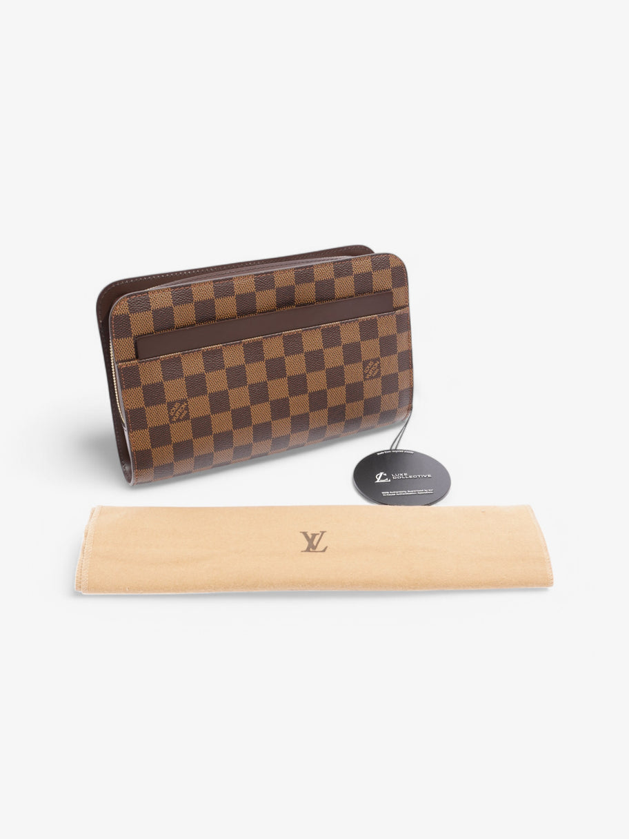 Louis Vuitton Saint Louis Clutch Damier Ebene Coated Canvas Image 8