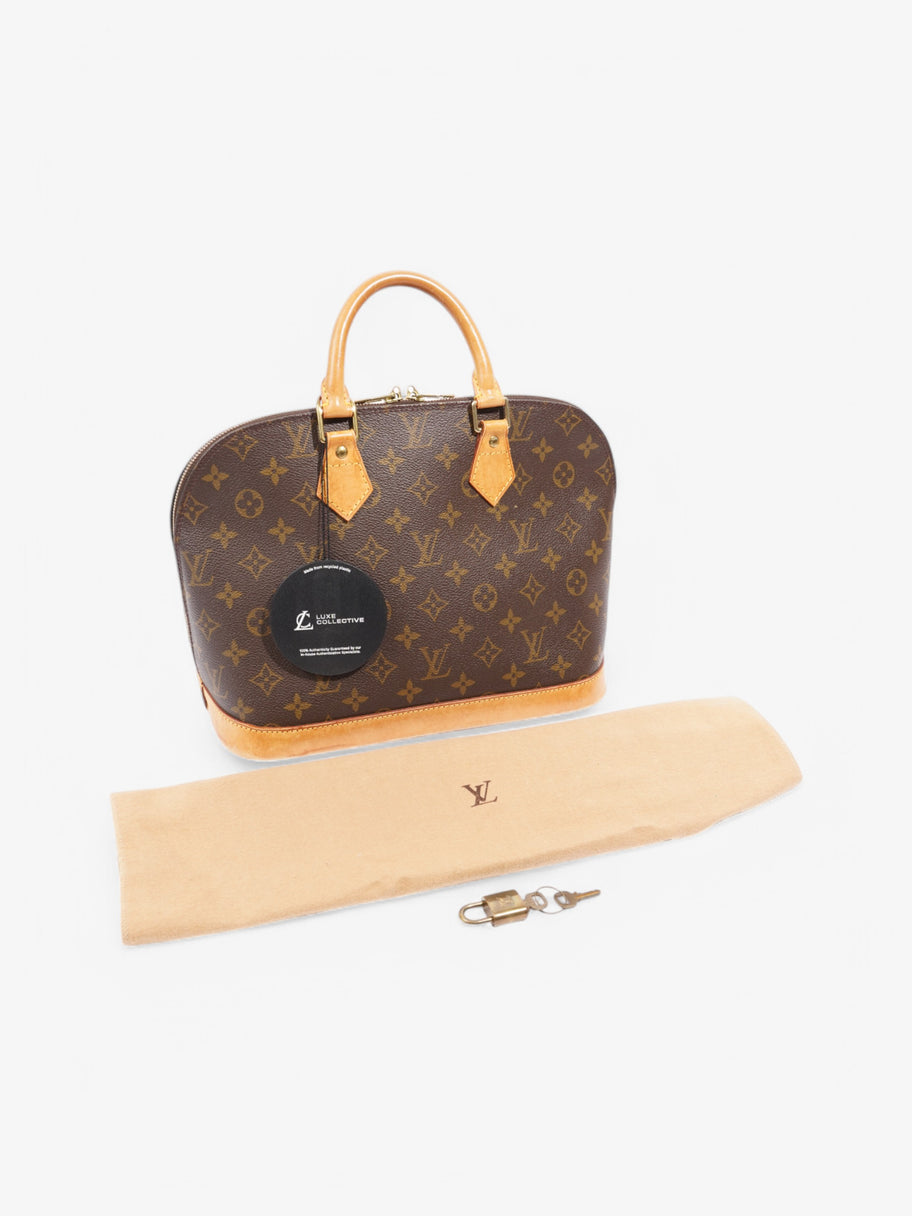 Louis Vuitton Alma Monogram Coated Canvas PM Image 10