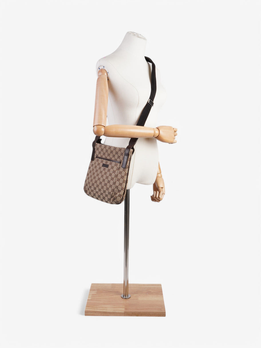 Gucci GG Shoulder Bag Beige / Brown Canvas Image 2