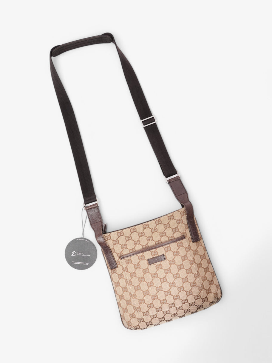 Gucci GG Shoulder Bag Beige / Brown Canvas Image 9