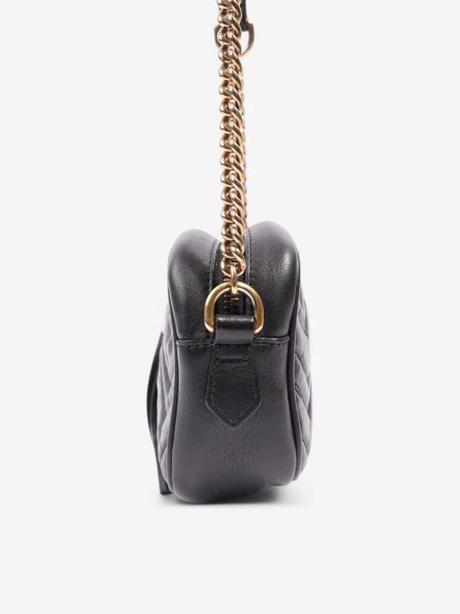 Gucci Marmont Zip Black Leather Mini Image 3