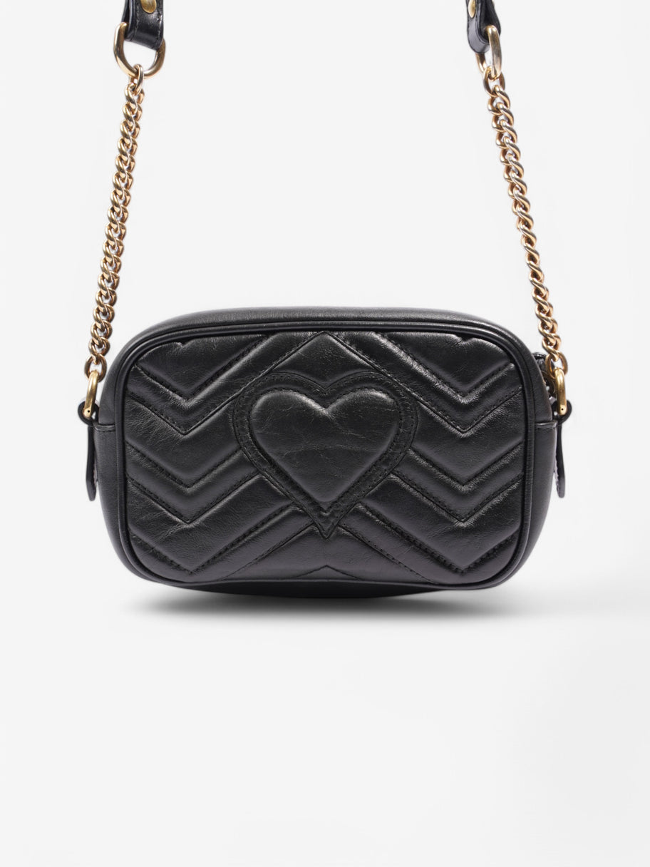 Gucci Marmont Zip Black Leather Mini Image 4