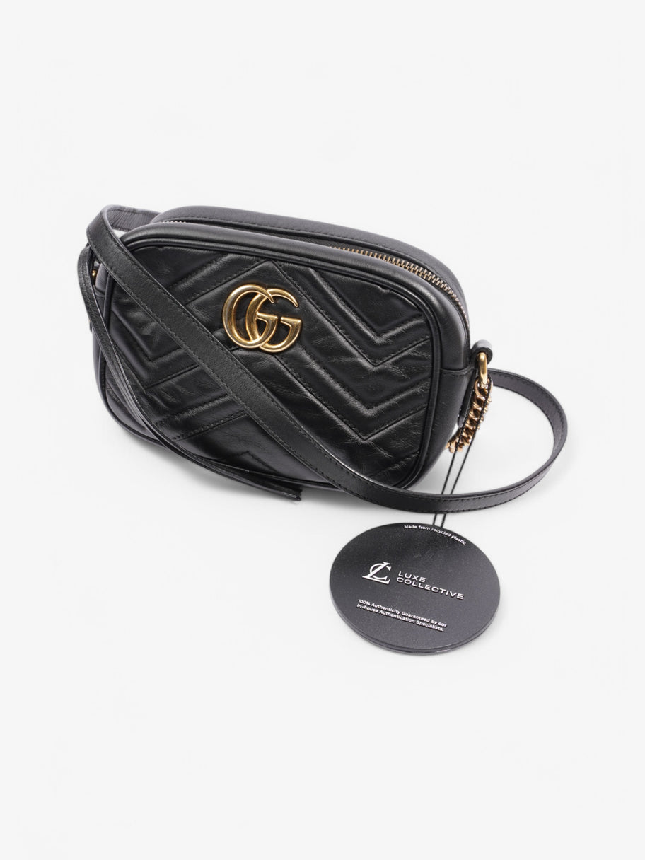 Gucci Marmont Zip Black Leather Mini Image 9