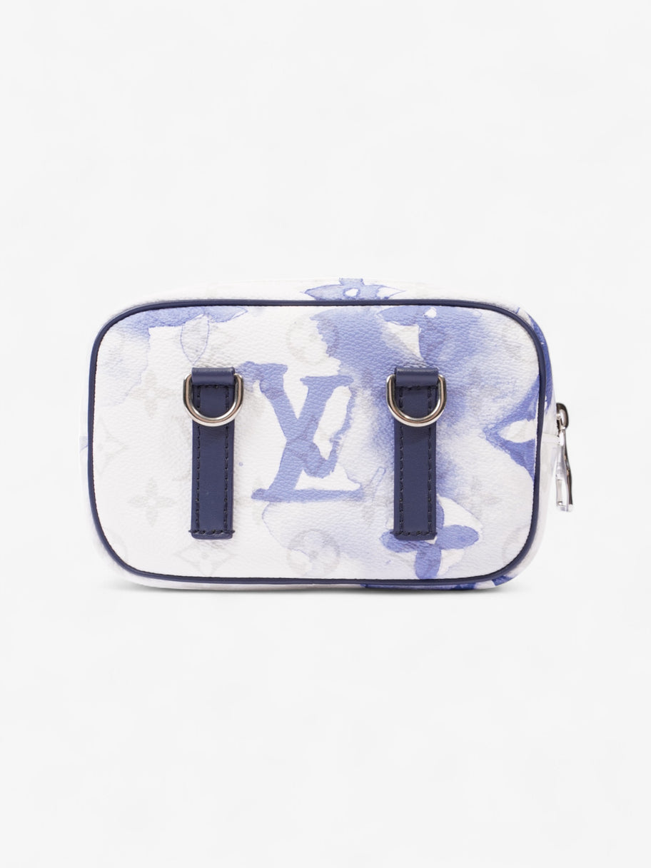 Louis Vuitton Outdoor Pouch White / Blue Coated Canvas Image 4
