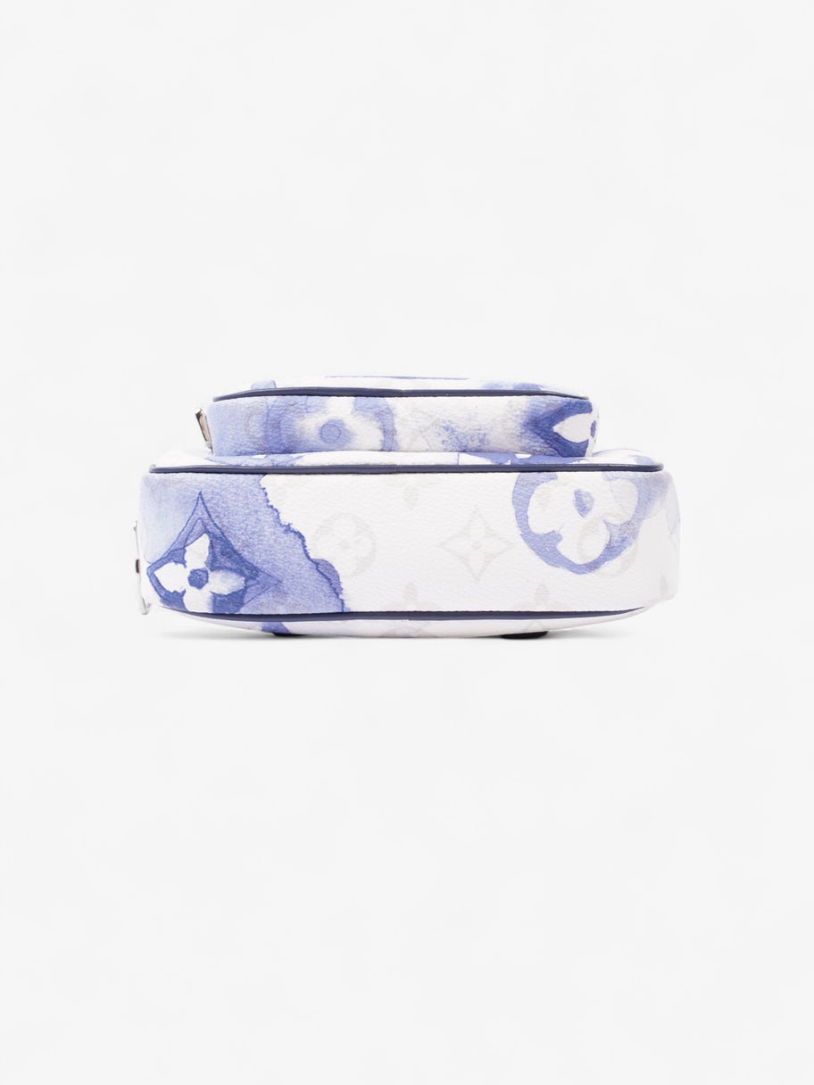 Louis Vuitton Outdoor Pouch White / Blue Coated Canvas Image 6