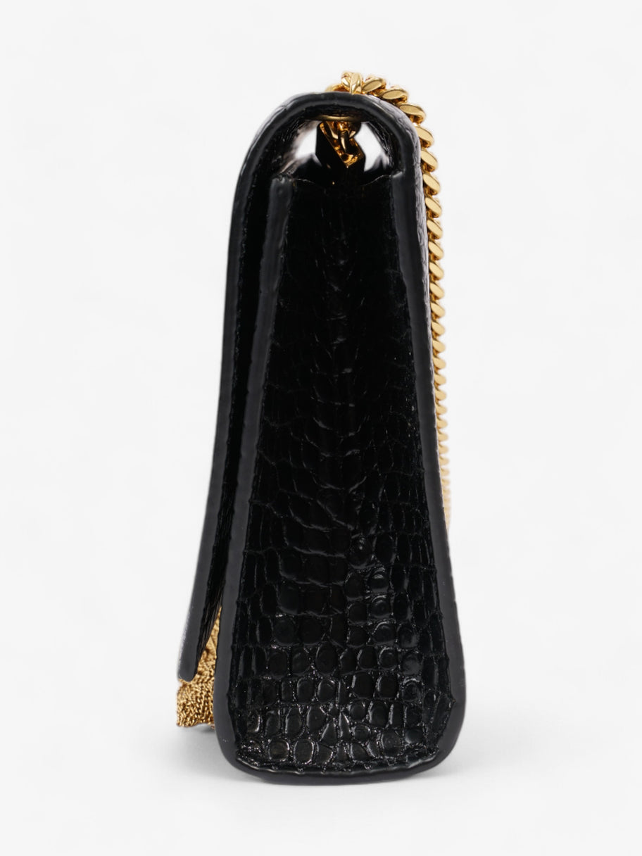 Saint Laurent Kate Tassel Black Embossed Leather Medium Image 3