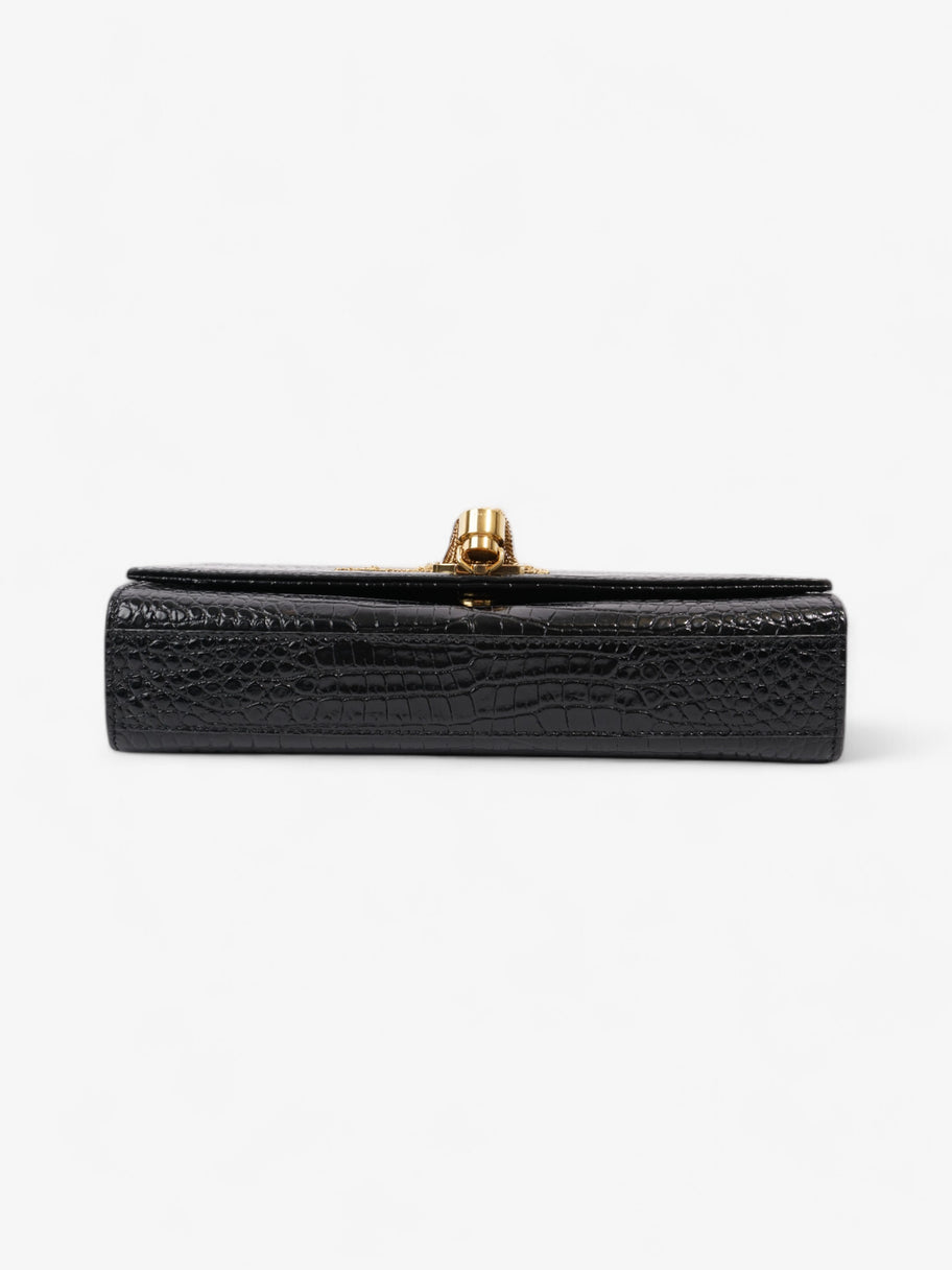 Saint Laurent Kate Tassel Black Embossed Leather Medium Image 6