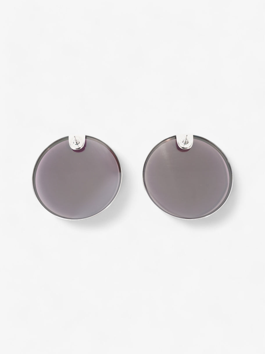 Alexander Wang Lens Earring Metallic Green Stainless Steel Image 2