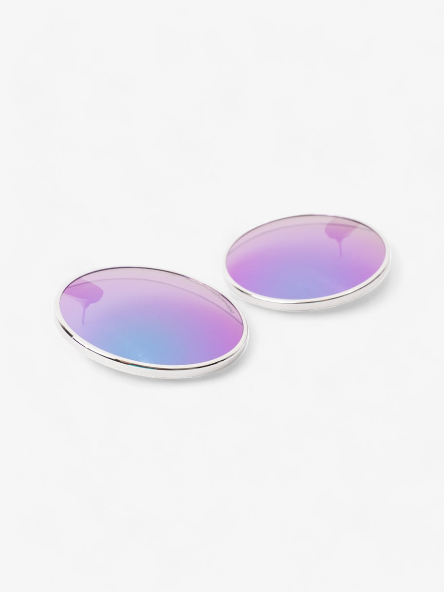 Alexander Wang Lens Earring Metallic Green Stainless Steel Image 3