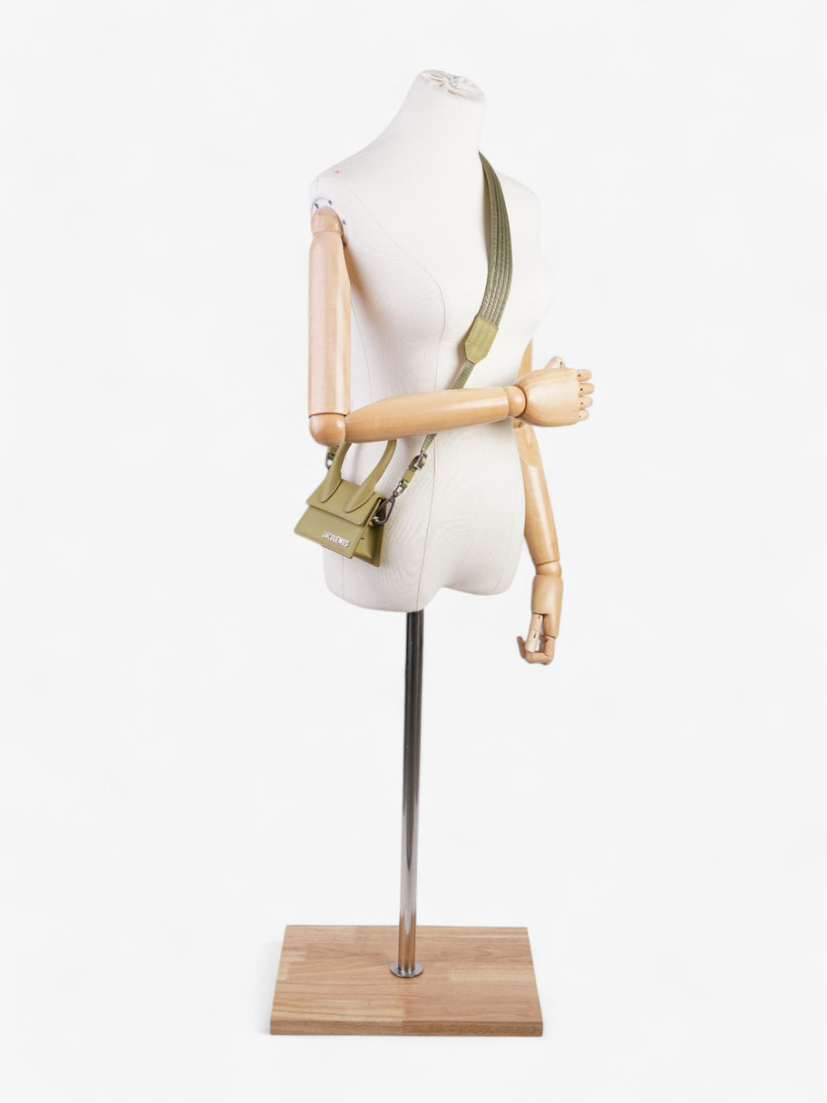 Jacquemus Le Chiquito Homme Olive Green Leather Image 2