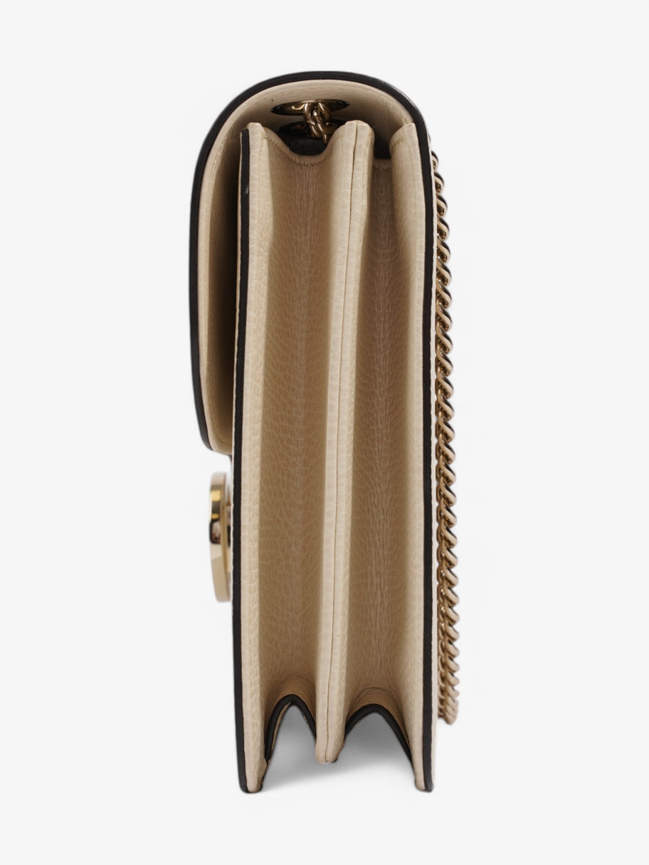 Gucci Dollar Interlocking G Ivory Calfskin Leather Medium Image 3