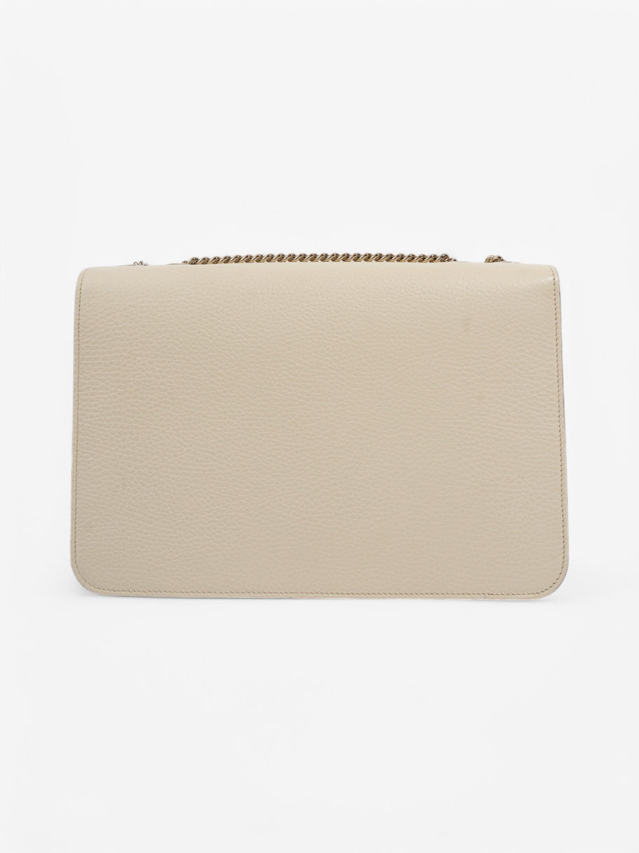 Gucci Dollar Interlocking G Ivory Calfskin Leather Medium Image 5