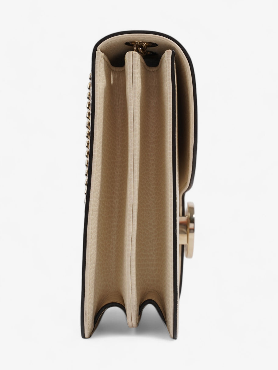 Gucci Dollar Interlocking G Ivory Calfskin Leather Medium Image 6