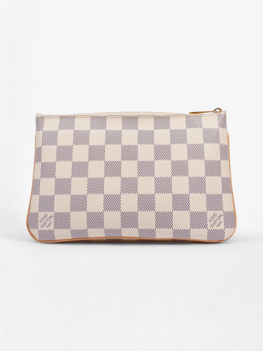 Louis Vuitton Pochette Double Zip Damier Azur Coated Canvas Image 4