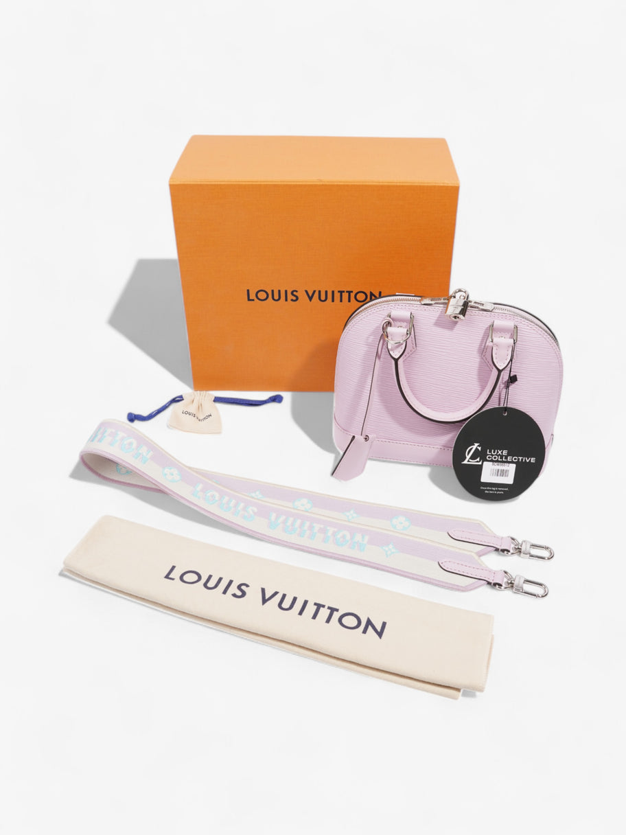 Louis Vuitton Alma Lilac Epi Leather BB Image 8