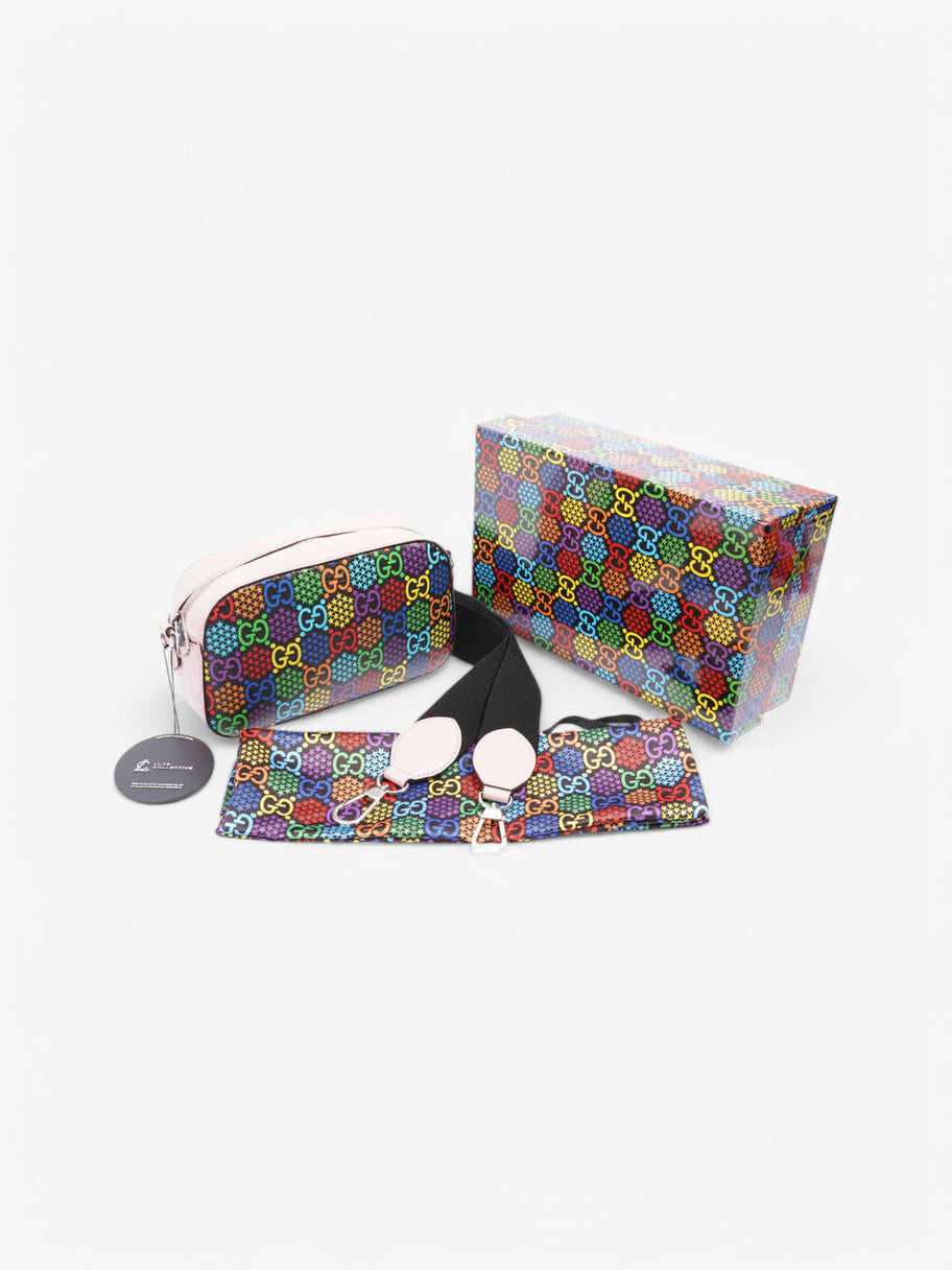 Gucci Psychedelic Camera Bag Pink / Multicolour Coated Canvas Image 10