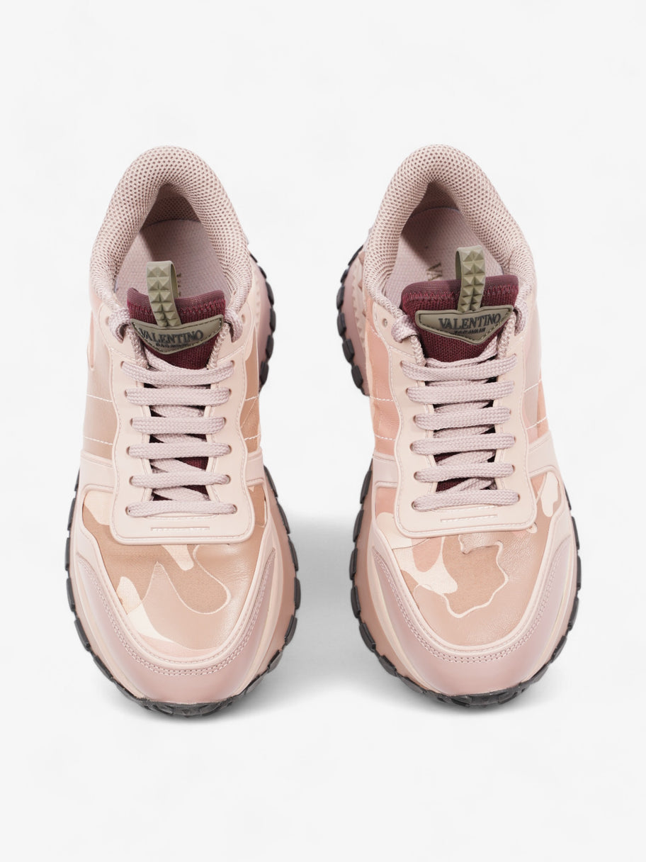Valentino Rockrunner Up Sneakers Pink / Nude / Maroon Leather EU 38.5 UK 5.5 Image 8
