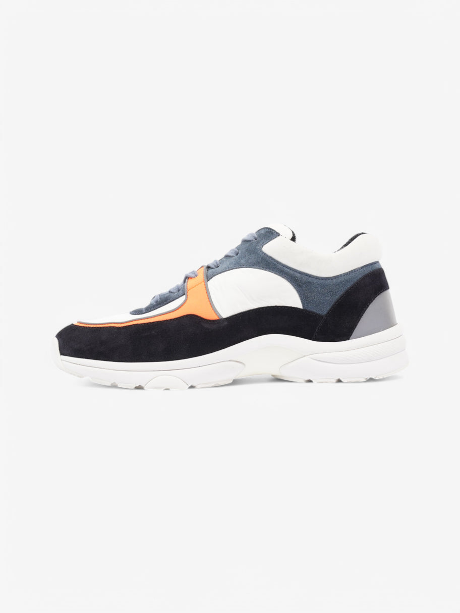 Chanel CC Logo Sneakers White  / Black / Orange Suede EU 40.5 UK 7.5 Image 3