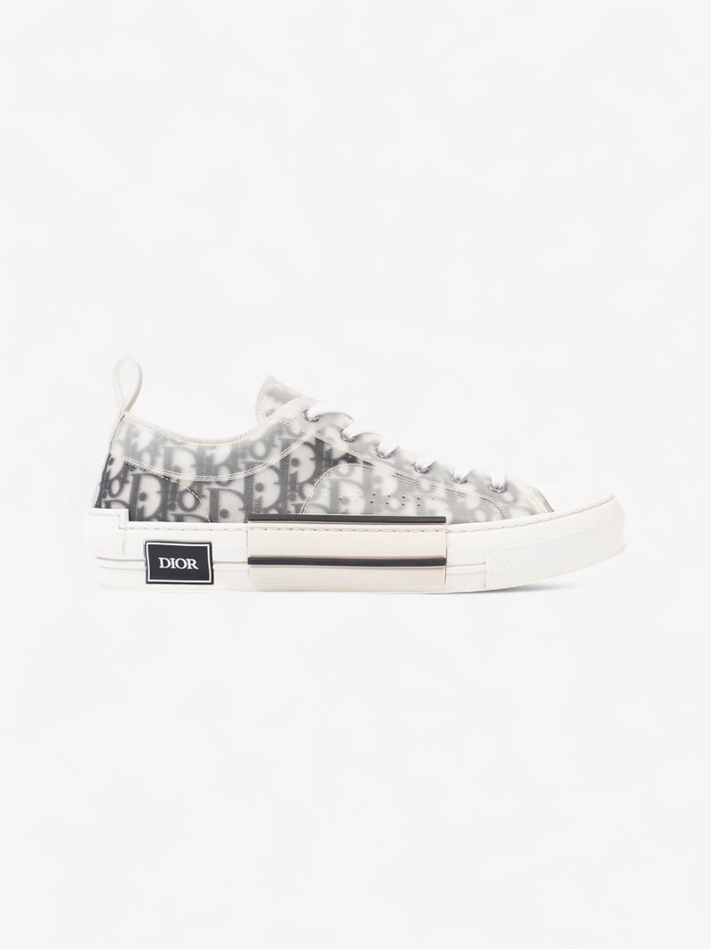  Christian Dior B23 Low Top Grey Coated Canvas EU 44 UK 10