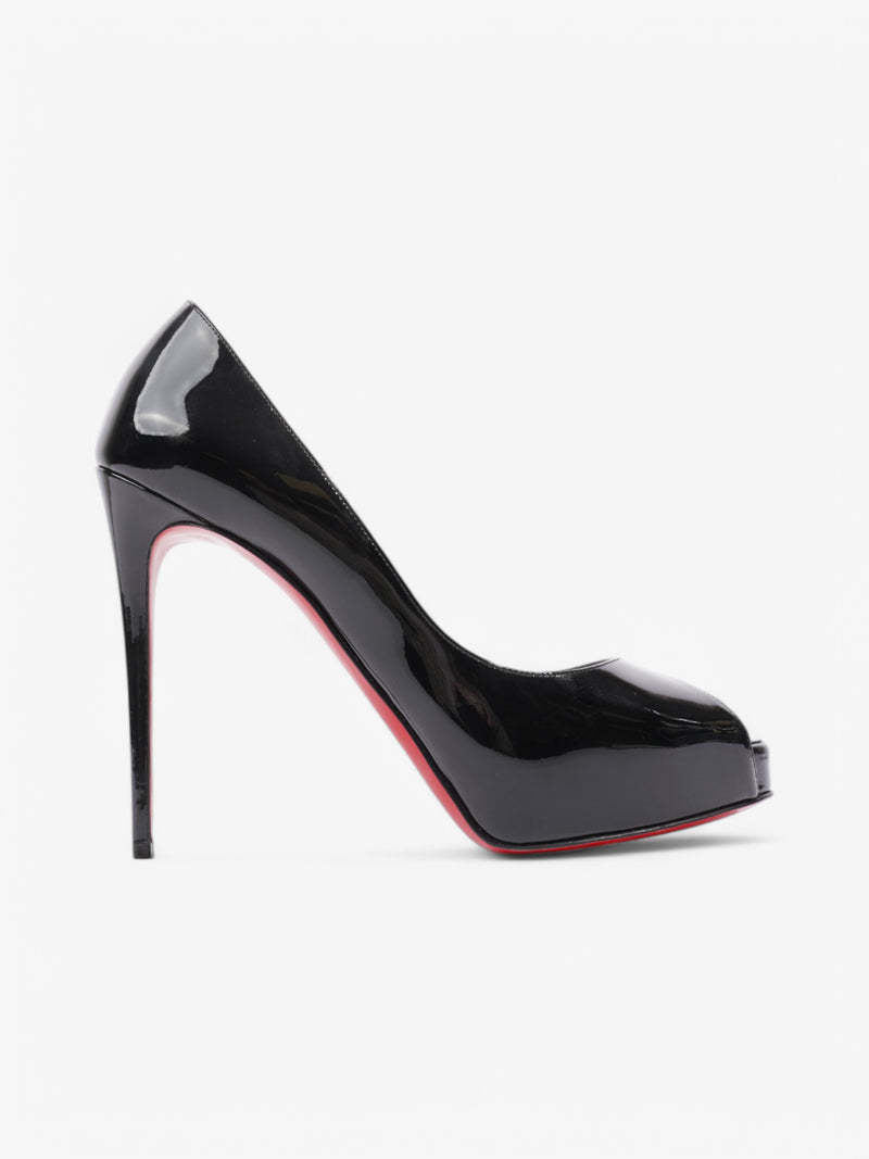  Christian Louboutin Very Prive  120 Black Patent Leather EU 39.5 UK 6.5