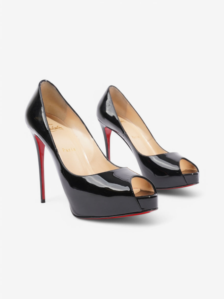 Christian Louboutin Very Prive  120 Black Patent Leather EU 39.5 UK 6.5 Image 2
