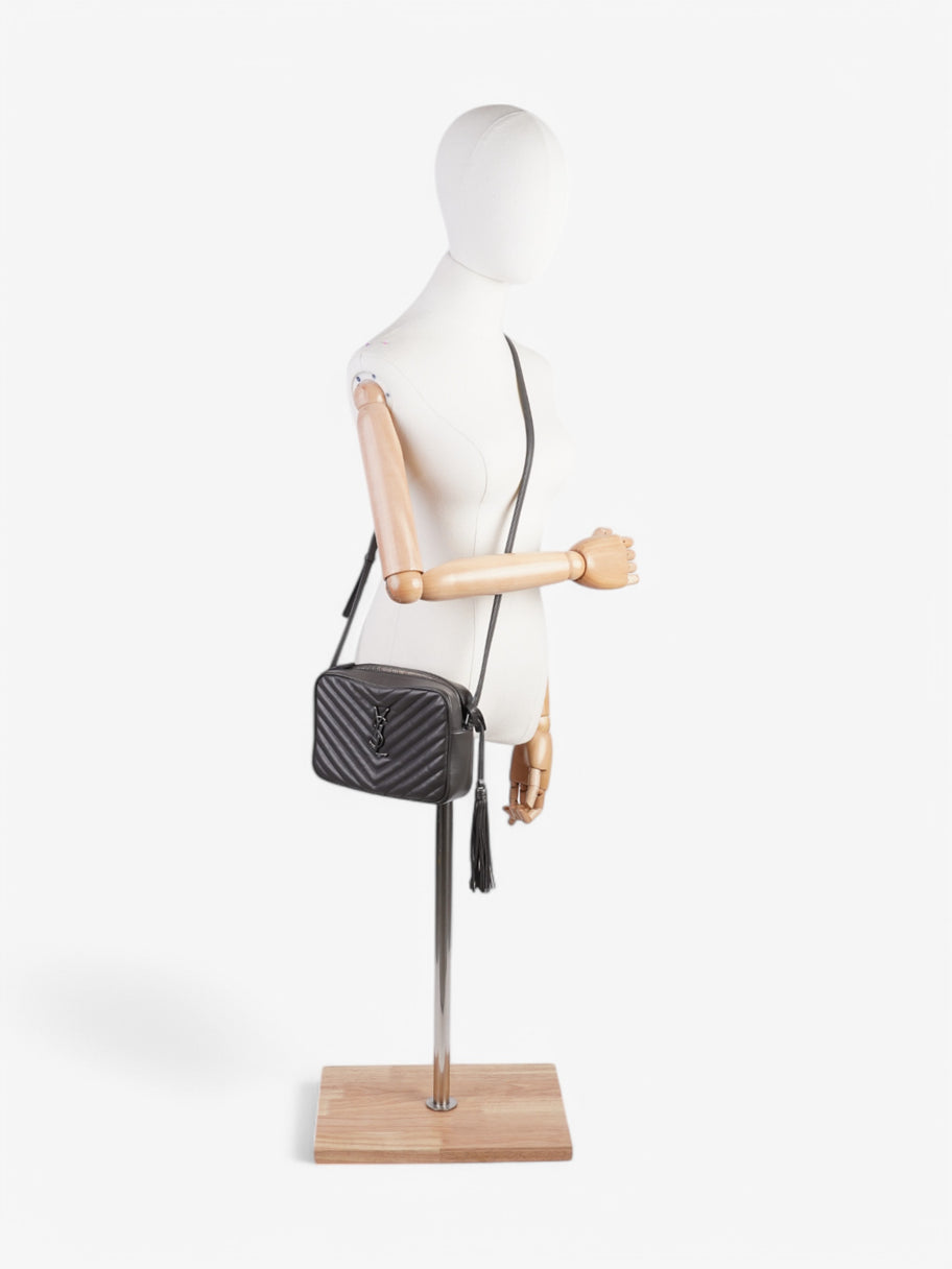 Saint Laurent Lou Camera Bag Grey Leather Medium Image 2