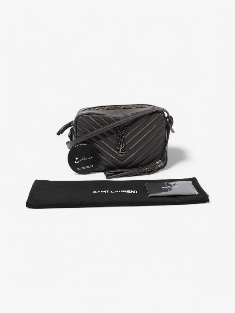 Saint Laurent Lou Camera Bag Grey Leather Medium Image 8
