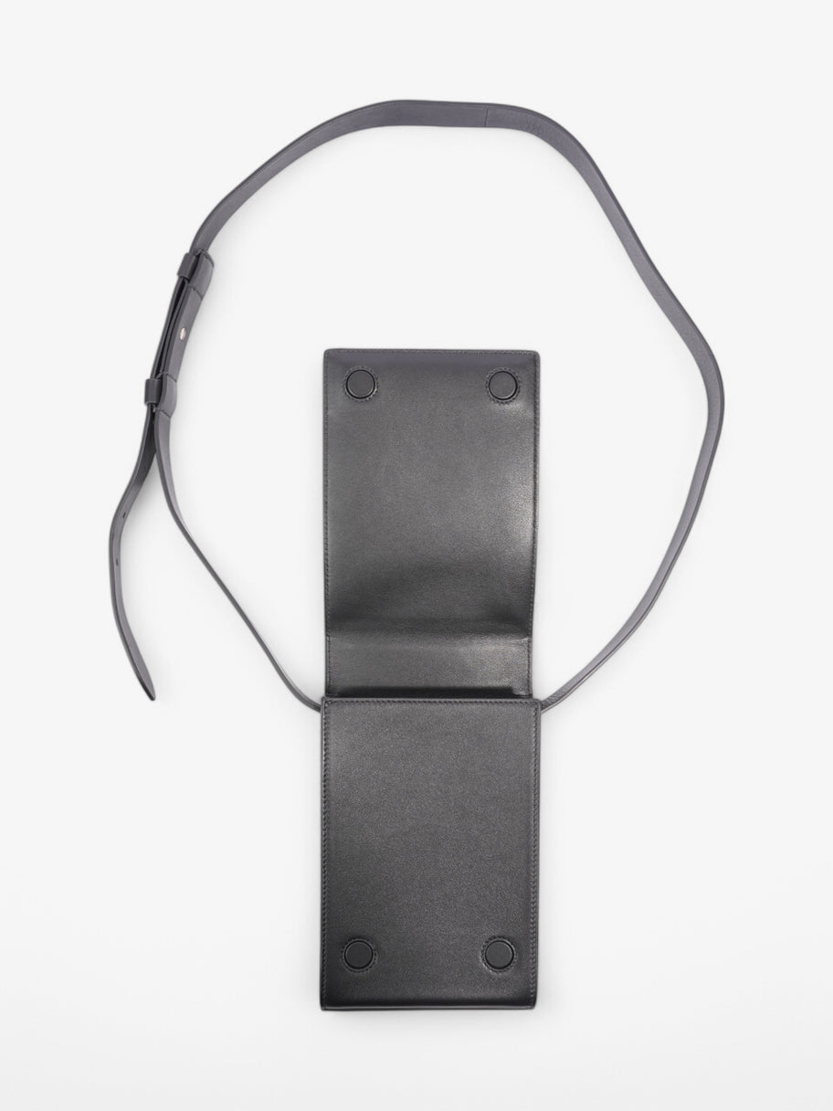 Alexander McQueen Knuckle Crossbody Bag Black Leather Image 8