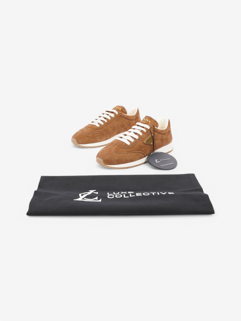 Prada Low Top Sneaker Brown Suede EU 37.5 UK 4.5 Image 10