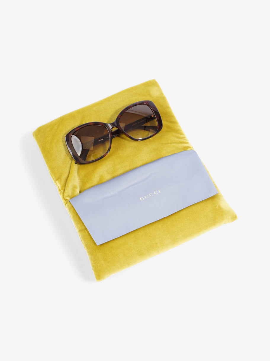 Gucci GG Sunglasses Tortoise  / Gold Acetate 145mm Image 7