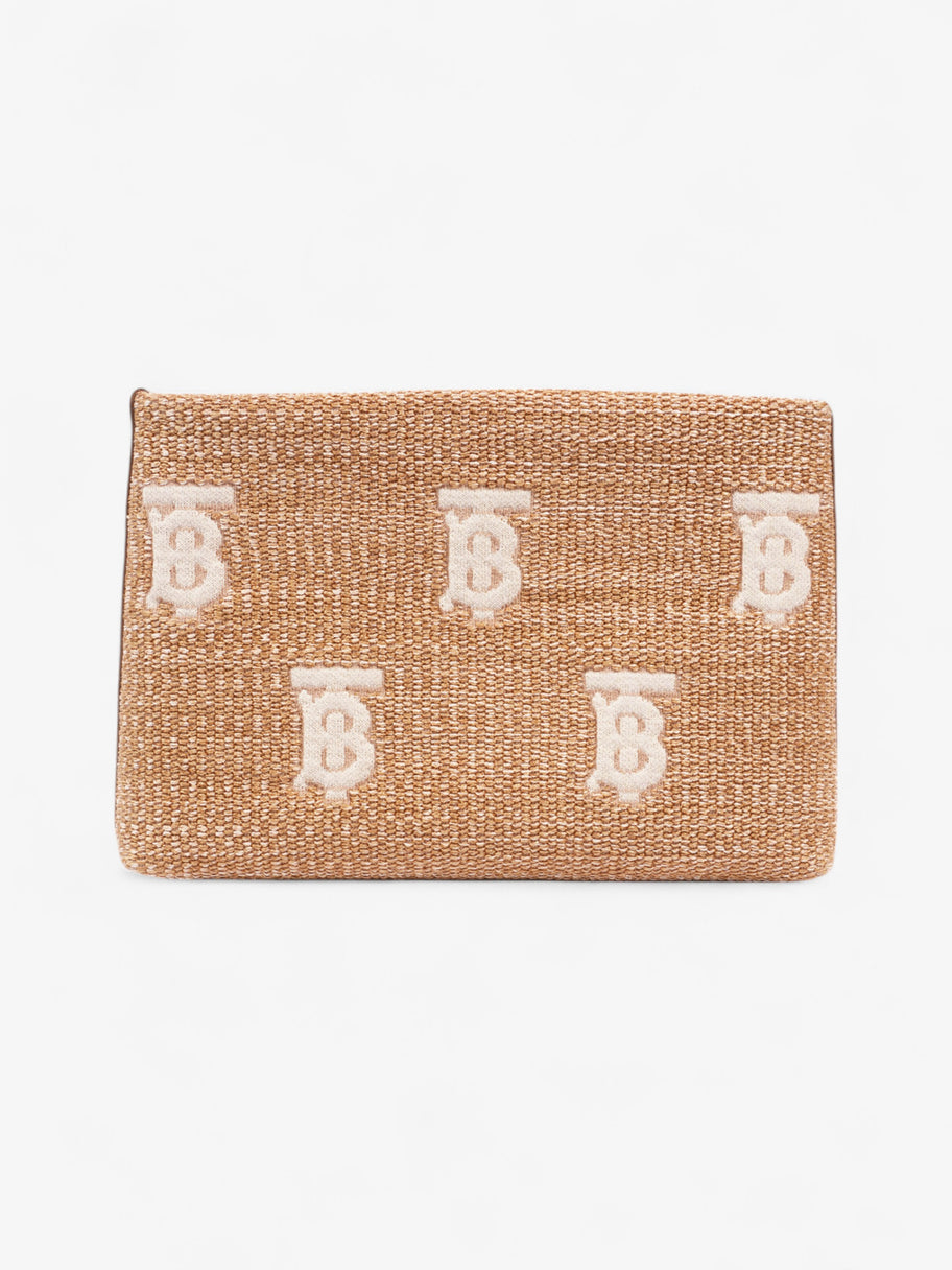 Burberry Duncan Pouch Beige  / White Wicker Image 4