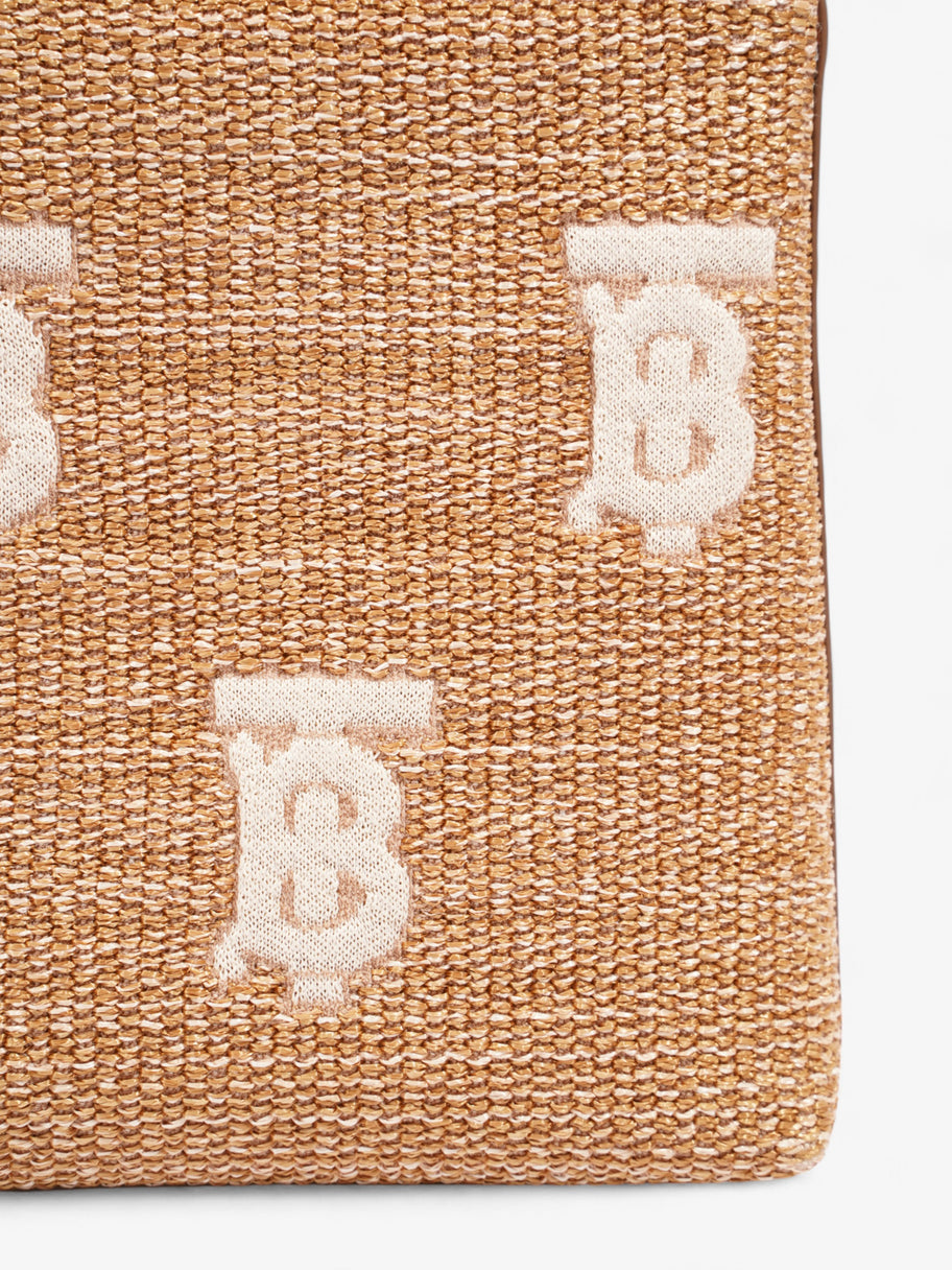 Burberry Duncan Pouch Beige  / White Wicker Image 7